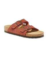 Farwest Women's Tofino Cork 2 Strap Leather Sandal