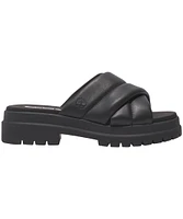 Timberland Women's London Vibe Leather Slide Sandals