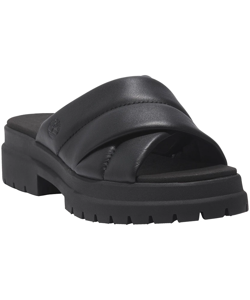 Timberland Women's London Vibe Leather Slide Sandals