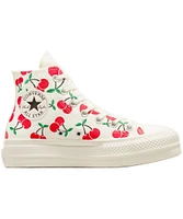 Converse Women's Chuck Taylor Cherry Platform High Top Sneakers