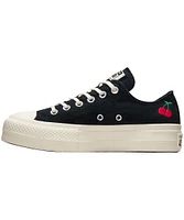 Converse Women's Chuck Taylor All Star Cherry High Top Platform Sneakers