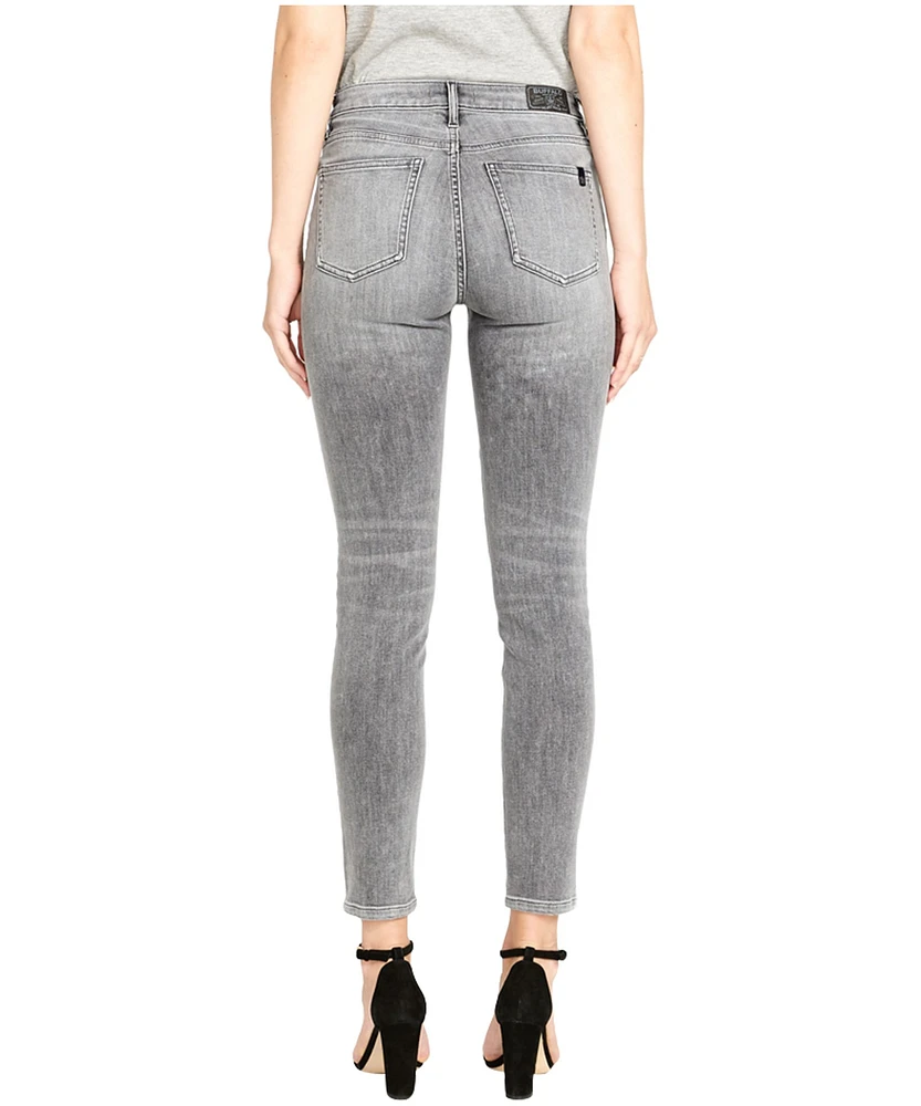 Buffalo Women's Alexa Mid Rise Super Skinny Jeans Light Grey