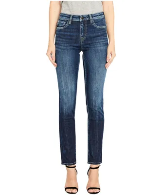 Buffalo Women's Carrie Mid Rise Slim Jeans Dark Indigo