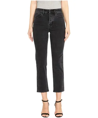 Buffalo Women's Jayden High Rise Straight Jeans Black