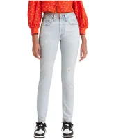 Levi's Women's 501 Mid Rise Skinny Jeans