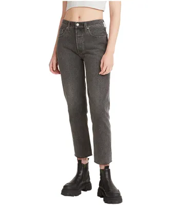 Levi's Women's 501 High Rise Cropped Jeans - Black