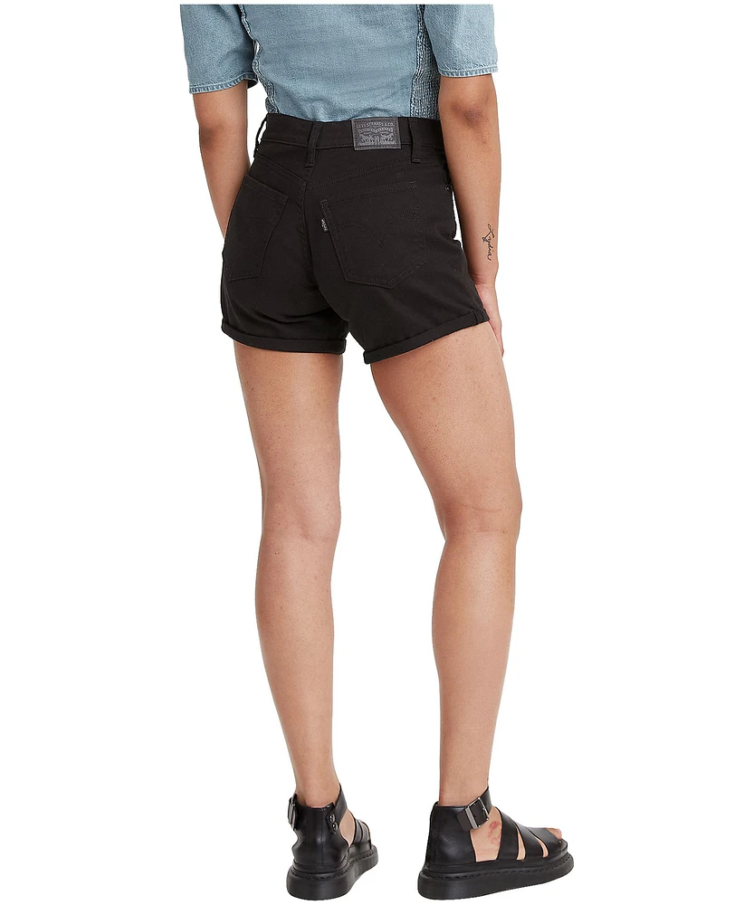 Levi's Women's Mid Rise Slim Fit Length Shorts