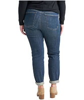 Silver Women's Beau Mid Rise Slim Leg Jeans Plus