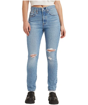 Levi's Women's 501 High Rise Skinny Jeans - Medium Indigo