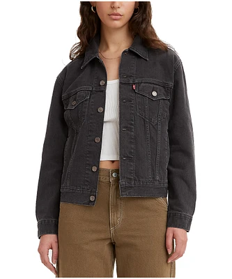 Levi's Women's Ex-Boyfriend Trucker Jean Jacket - Black