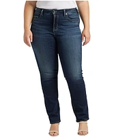 Silver Women's Avery High Rise Straight Jeans Plus