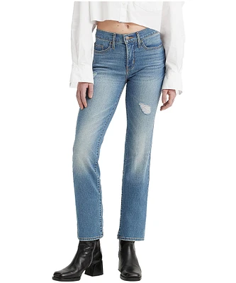 Levi's Women's 314 Shaping Mid Rise Straight Leg Jeans