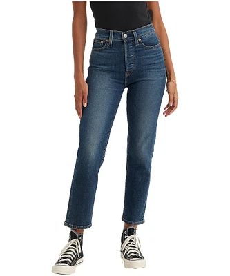 Levi's Women's Wedgie High Rise Straight Leg Jeans