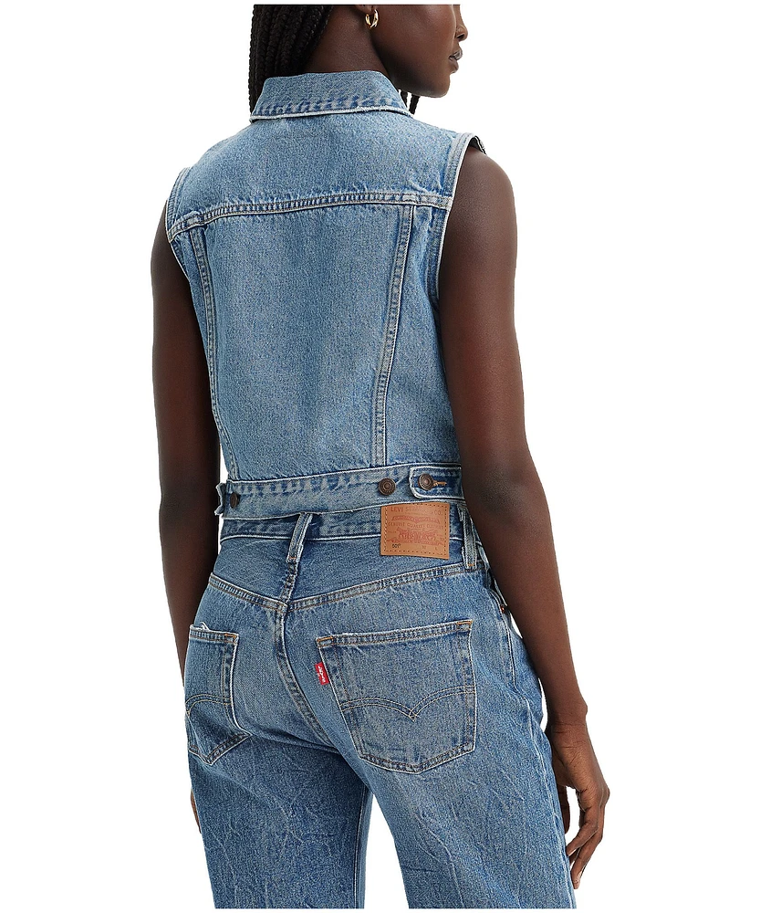 Levi's Women's Standard Fit Denim Vest