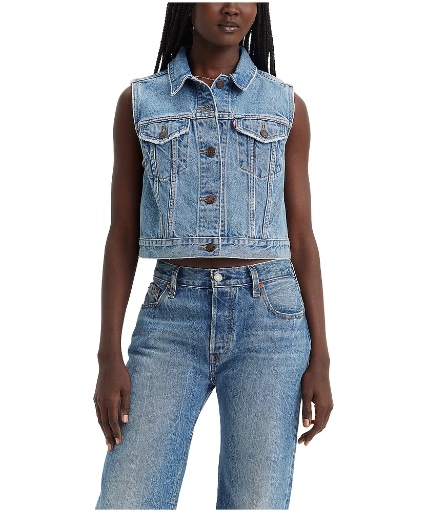 Levi's Women's Standard Fit Denim Vest