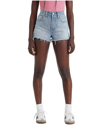 Levi's Women's 501 Originals High Rise Mid Length Jean Shorts