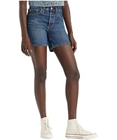 Levi's Women's 501 Originals High Rise Mid Length Jean Shorts