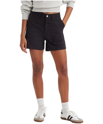 Levi's Women's High Rise Utility Shorts