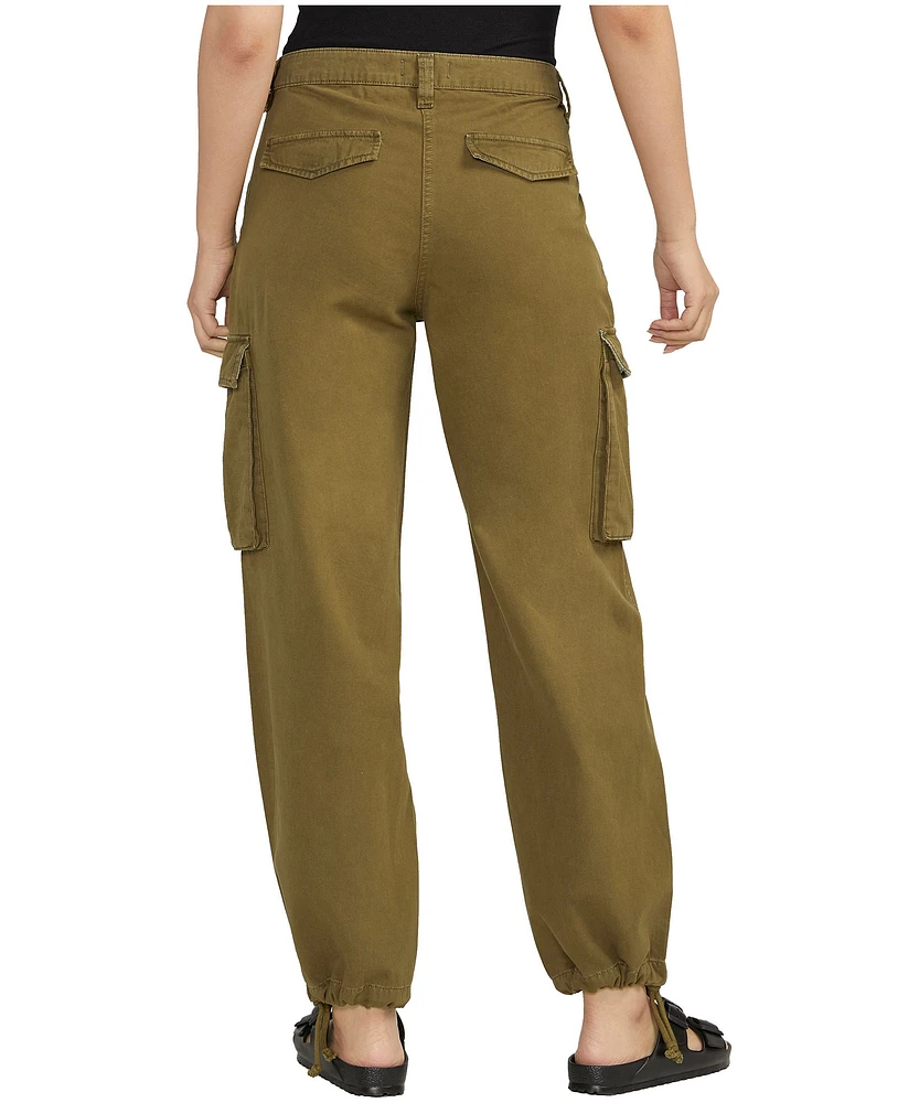 Silver Women's Relaxed Fit Cargo Pants