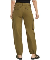 Silver Women's Relaxed Fit Cargo Pants