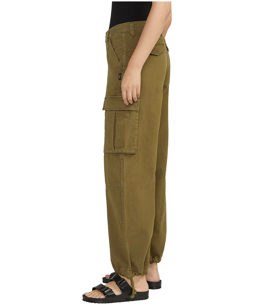 Silver Women's Relaxed Fit Cargo Pants