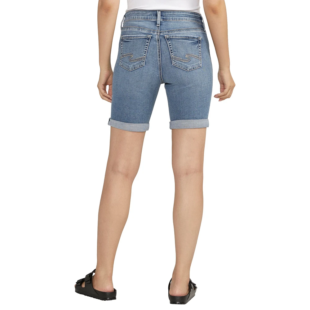 Silver Women's Elyse Mid Rise Comfort Fit Shorts