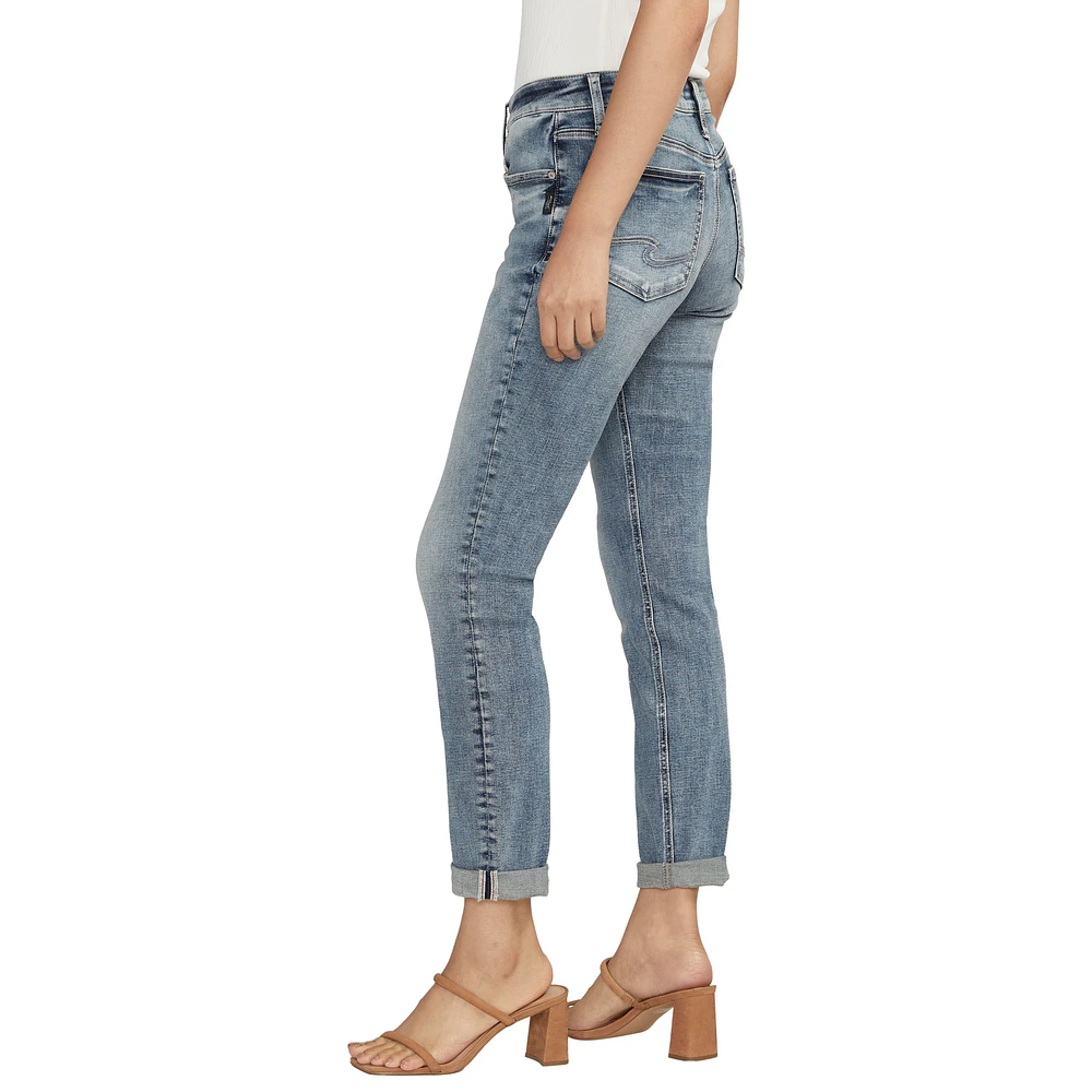 Silver Women's Boyfriend Jeans