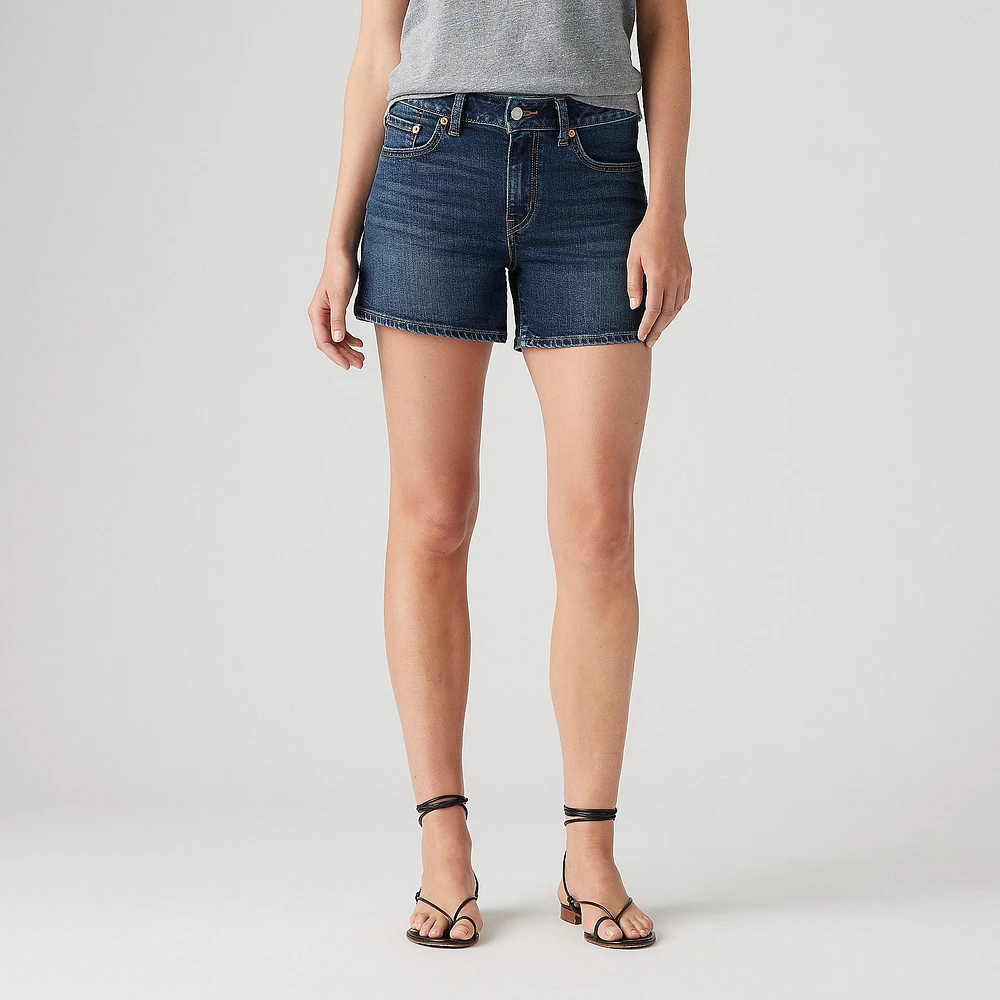 Levi's Women's A-Line Short - Dark Indigo Wash