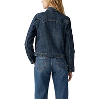 Levi's Women's Trucker Original Rivited Jacket - Dark Indigo Wash