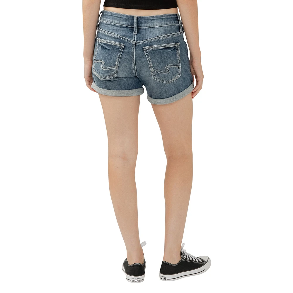 Silver Women's Relaxed Boyfriend Short