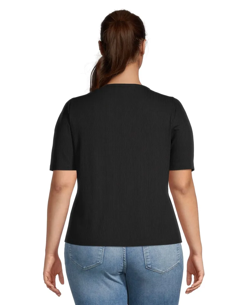 Women's Semi-Fitted Round Neck T Shirt