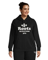 ROOTS Women's Fleece Kangaroo Hoodie Sweatshirt