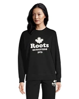 ROOTS Women's Boyfriend Fleece Crewneck Sweatshirt