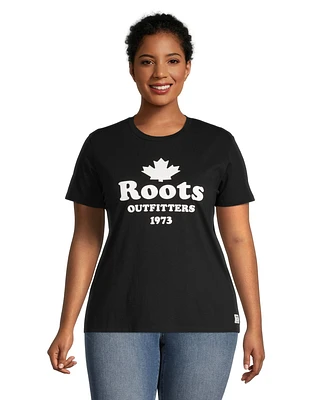 ROOTS Women's Outfitters Graphic Crewneck T Shirt