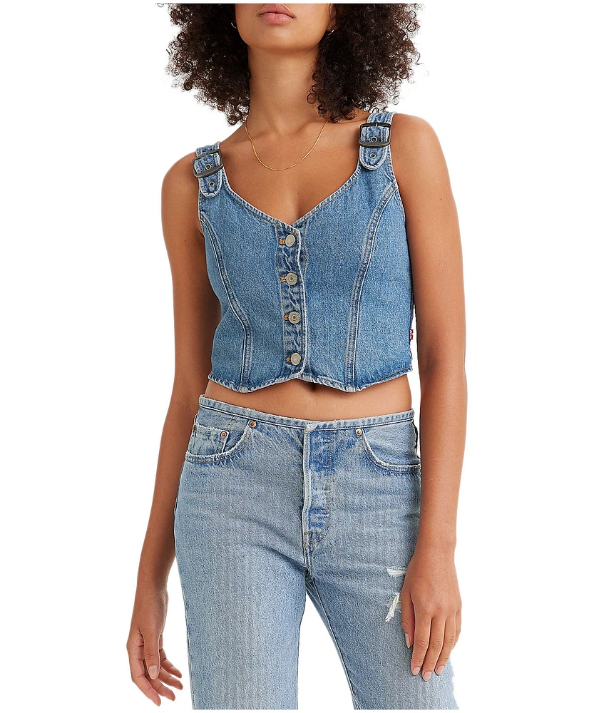 Levi's Women's Charlie Cropped Jean Top