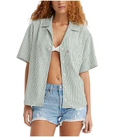 Levi's Women's Aiden Button Up Short Sleeve Shirt