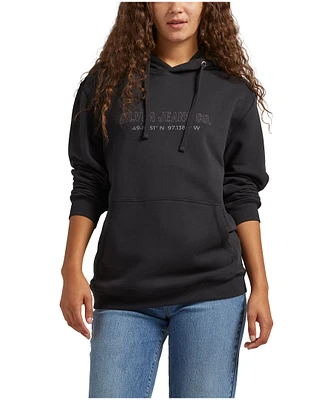 Silver Unisex Logo French Terry Hoodie Sweatershirt