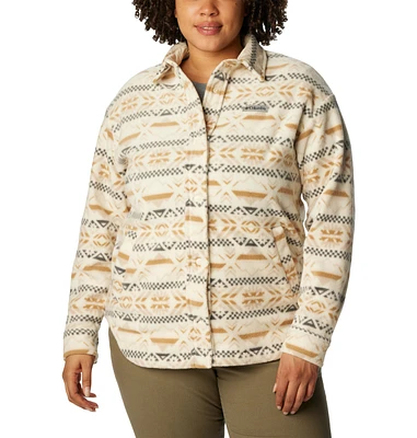 Columbia Women's Benton Springs Fleece Shacket - Plus