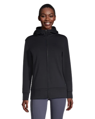 Shambhala Women's Velour Lined Full Zip Hoodie