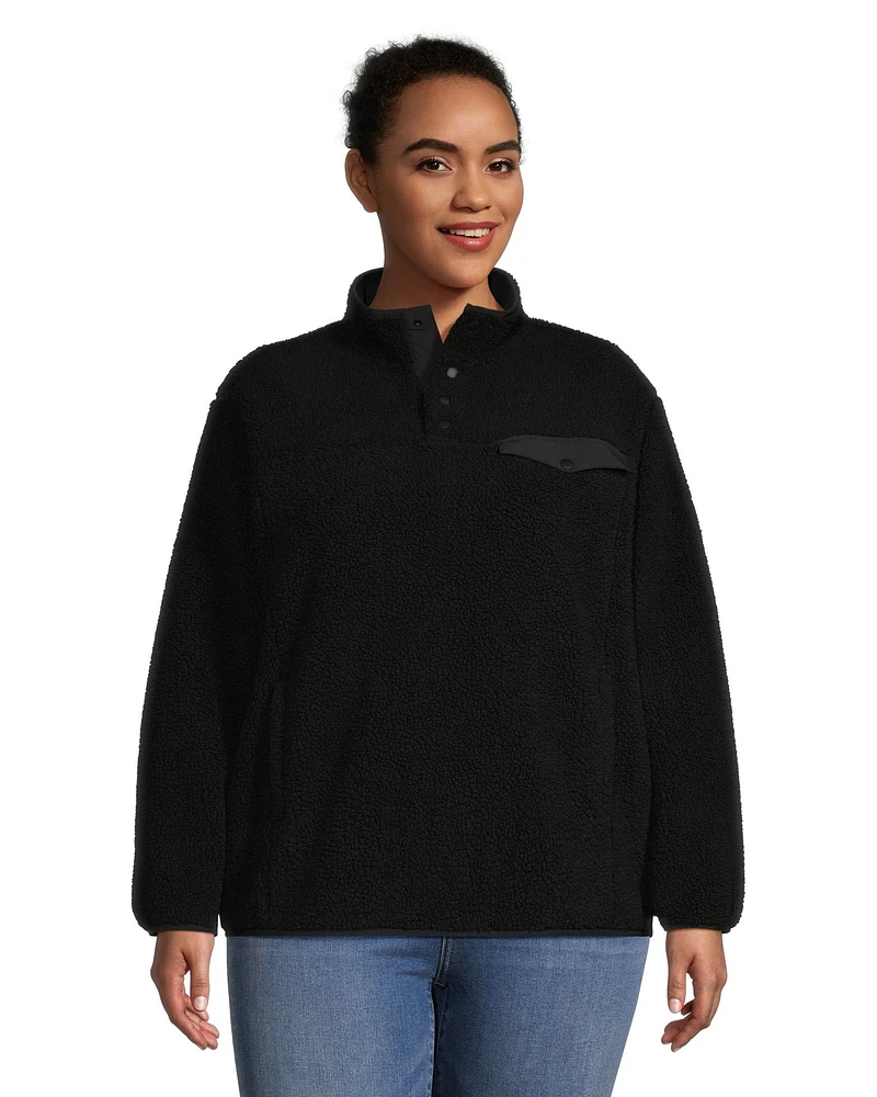 WindRiver Women's Hale 1/4 Snap Fleece Pullover