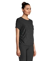 Shambhala Women's Semi Fitted Ruched T Shirt