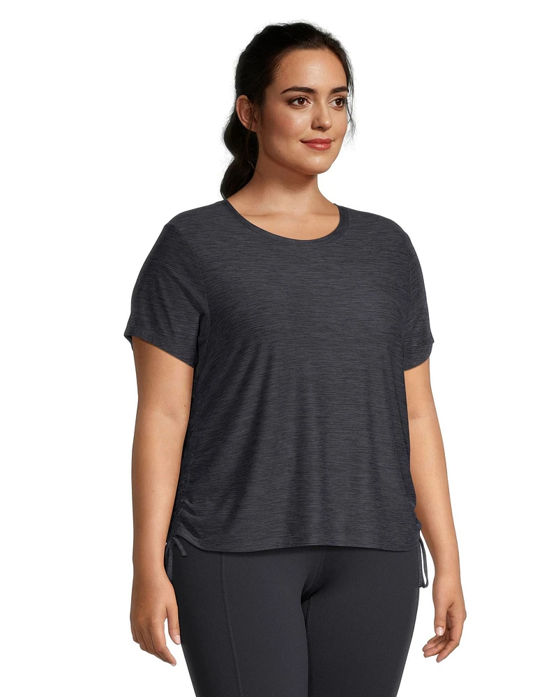 Shambhala Women's Semi Fitted Ruched T Shirt