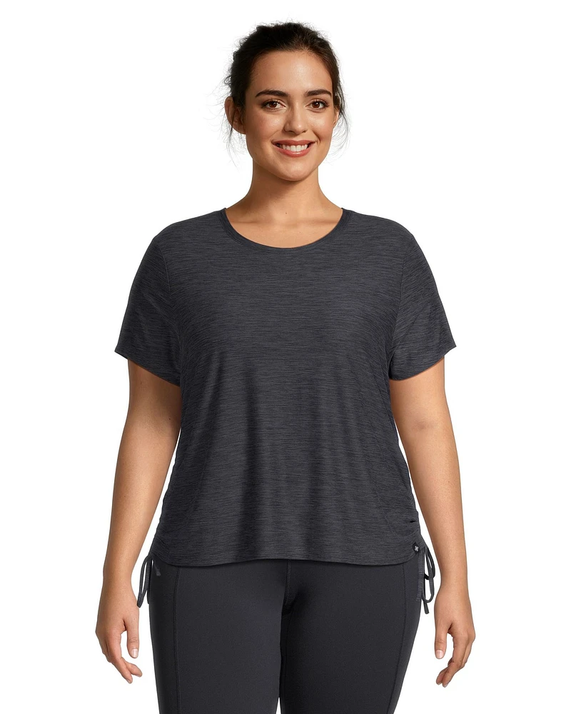 Shambhala Women's Semi Fitted Ruched T Shirt