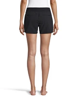 Shambhala Women's Woven Mid Rise Stretch Short