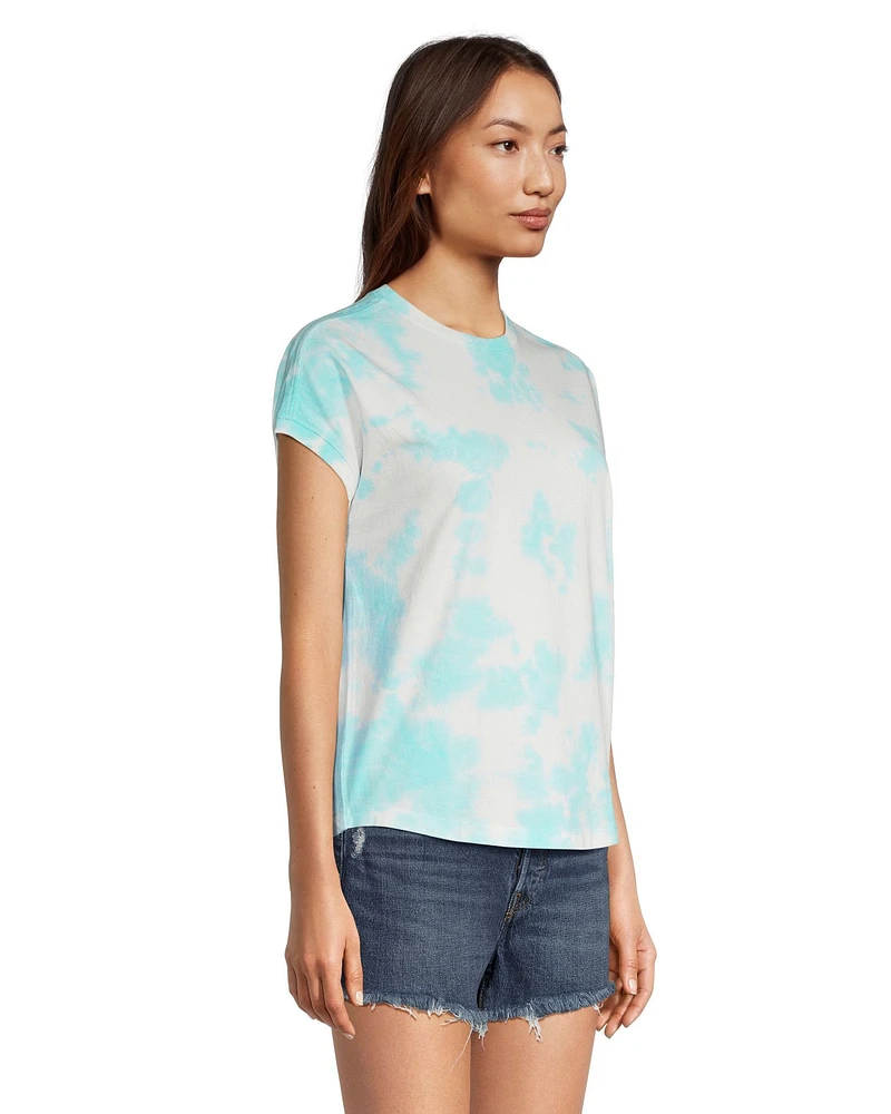 FarWest Women's Short Sleeve Tie Dye T Shirt