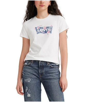 Levi's Women's Graphic The Perfect Tee Crewneck T Shirt