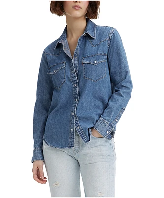 Levi's Women's Ultimate Western Long Sleeve Denim Shirt