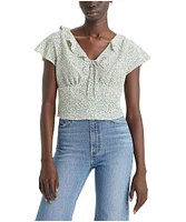 Levi's Women's Mylene Slim Fit V Neck Blouse