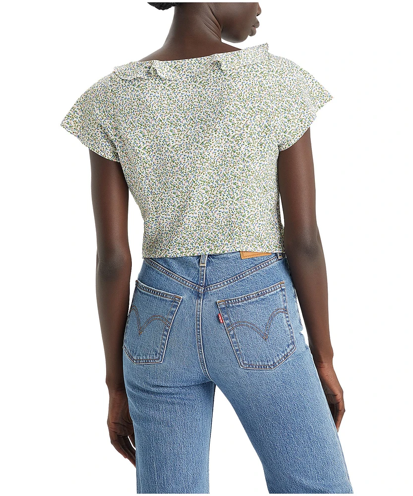 Levi's Women's Mylene Slim Fit V Neck Blouse