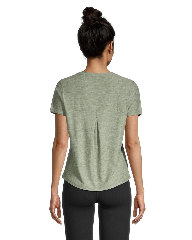 Shambhala Women's Short Sleeve Pleat Tee